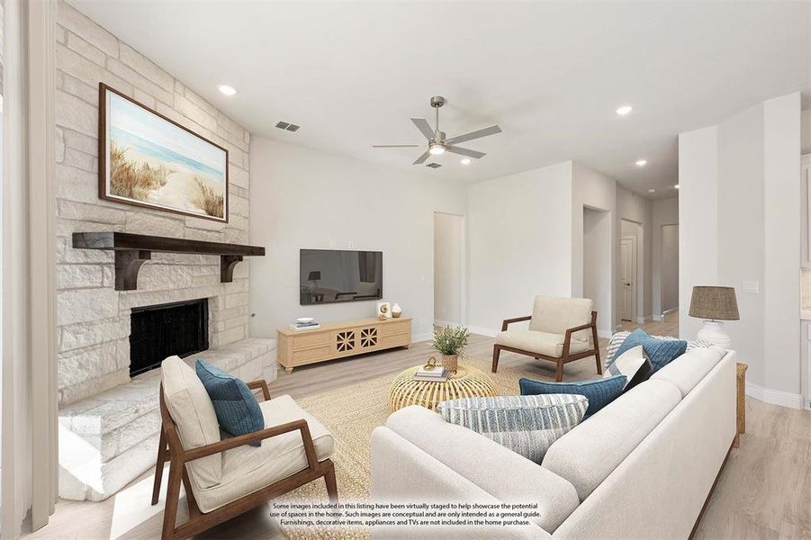Furnished interior view inside a new home in Terracina, Rockwall (Image 12).