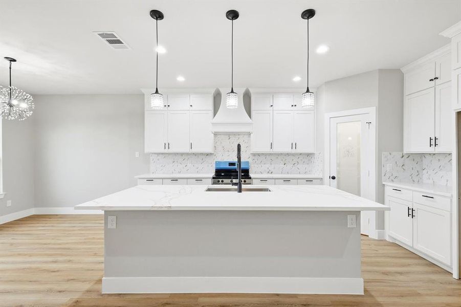 Furnished interior view inside a new home in , Gun Barrel City (Image 3).