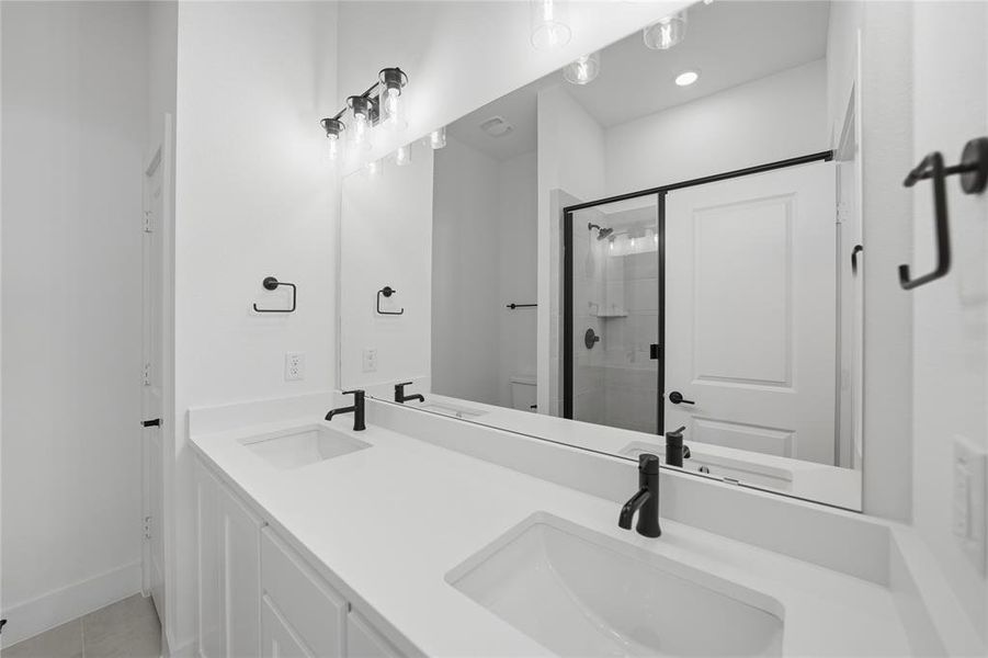 Furnished interior view inside a new home in Fields - 40' Lots, Frisco (Image 10).