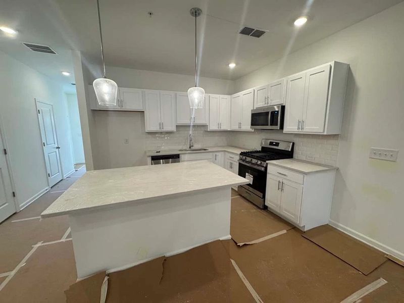 Kitchen featuring Timeless Collection Finishes Construction Progress