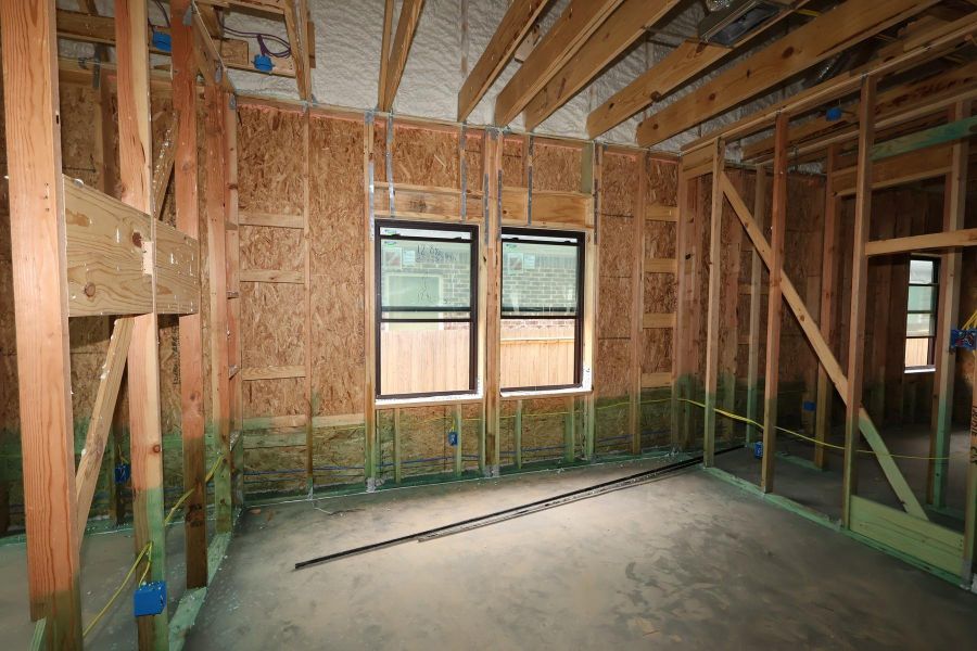 In-progress construction of a new home in , Mont Belvieu, TX (Image 4).