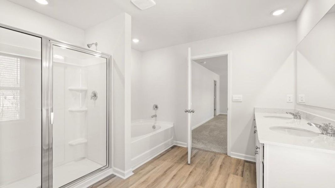 Furnished interior view inside a new home in Braselton Village, Braselton (Image 9).