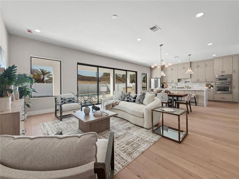 Furnished interior view inside a new home in College Park, Orlando (Image 61).