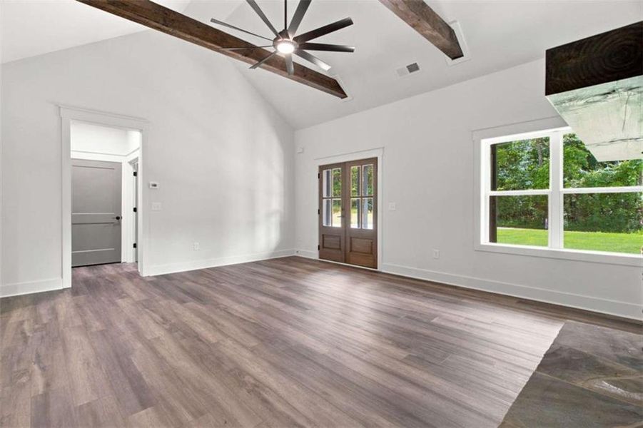 Spacious, unfurnished interior of a new home in , Talking Rock (Image 21).