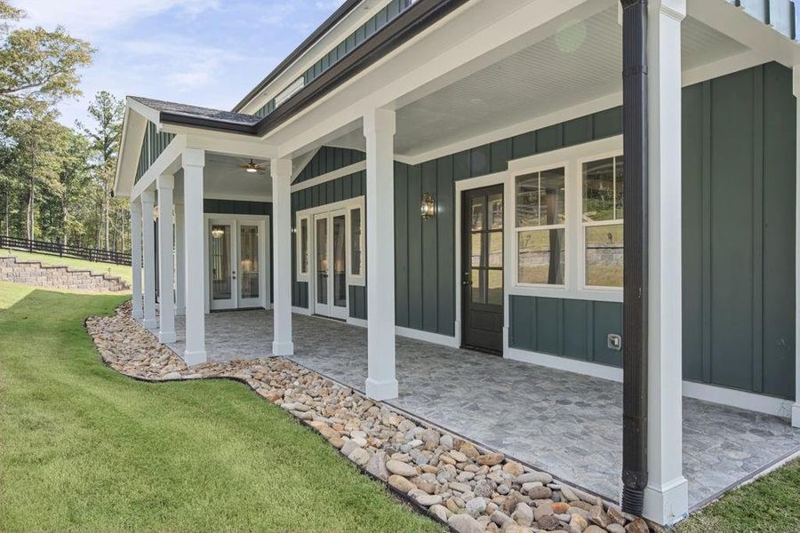 Exterior details and patio area of a home in , Dacula (Image 34). Exterior details and patio area of a home in , Dacula (Image 34).