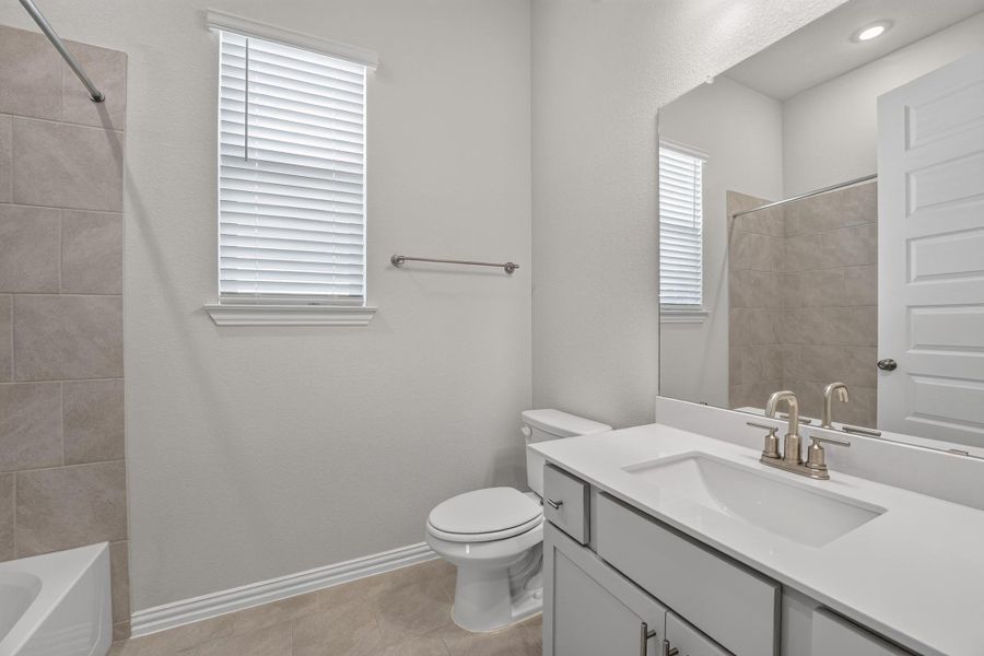 Furnished interior view inside a new home in Cascades at Onion Creek, Austin (Image 31).