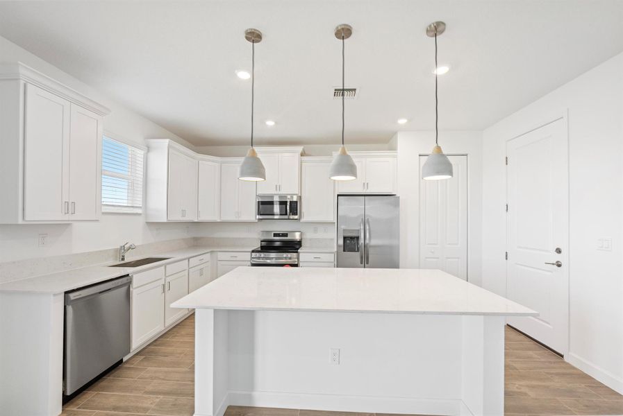 Furnished interior view inside a new home in , Fort Pierce (Image 5).