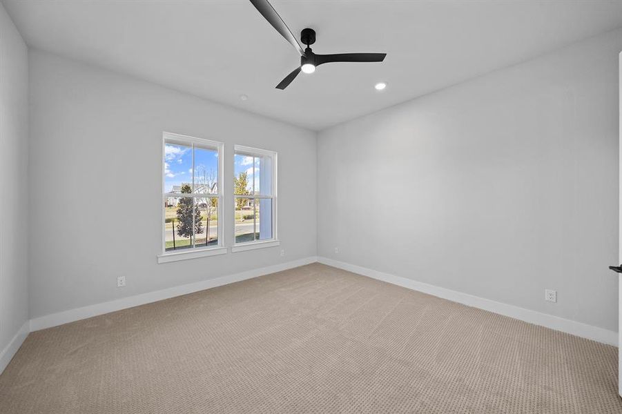 Spacious, unfurnished interior of a new home in Fields - 40' Lots, Frisco (Image 25). Spacious, unfurnished interior of a new home in Fields - 40' Lots, Frisco (Image 25).