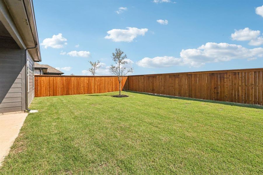 Exterior details and patio area of a home in Lakehaven - Signature Series, Farmersville (Image 2). Exterior details and patio area of a home in Lakehaven - Signature Series, Farmersville (Image 2).