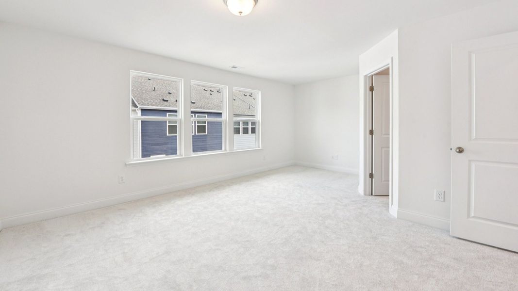 The Rochester Plan by DRB homes in Greenway Overlook, Charlotte NC - Primary Bedroom