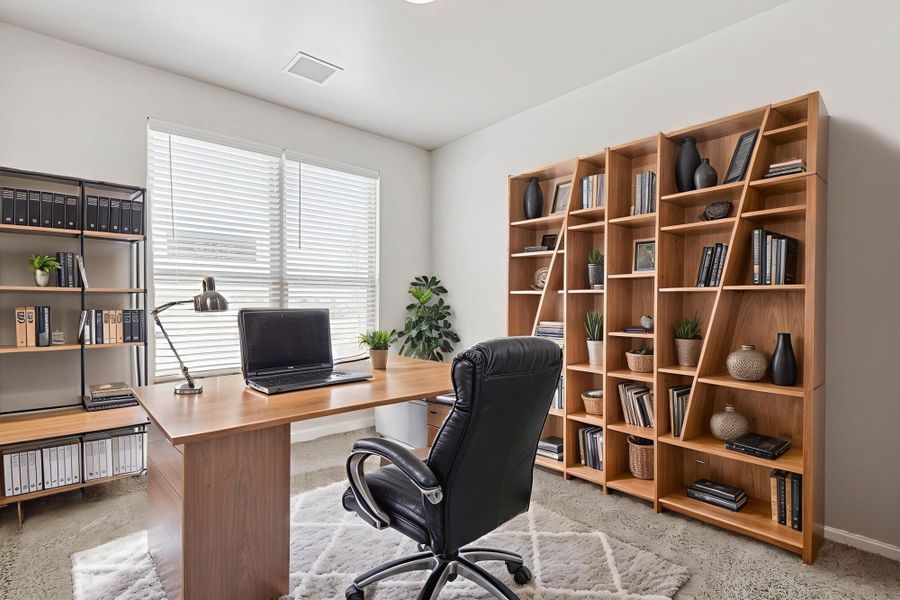 Furnished interior view inside a new home in Paseos Del Este, Horizon City (Image 4).