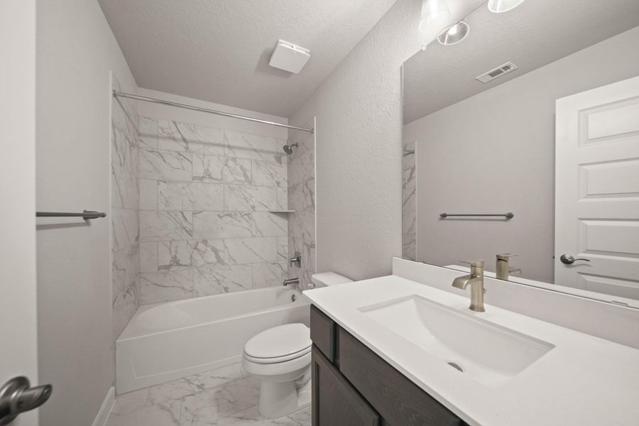 Furnished interior view inside a new home in Morton Creek Ranch, Katy (Image 6).