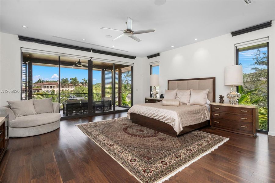 Furnished interior view inside a new home in , Coral Gables (Image 11).
