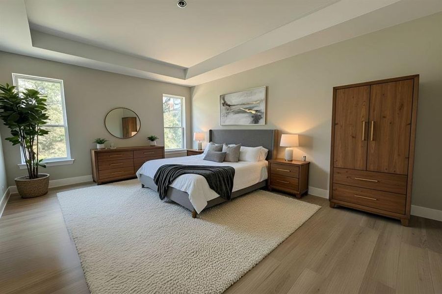 Furnished interior view inside a new home in , Mineola (Image 15).