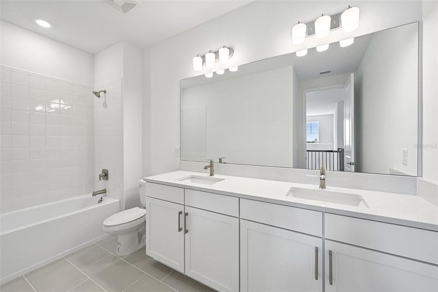 Furnished interior view inside a new home in Creeks Edge at Twin Rivers, Parrish (Image 9).