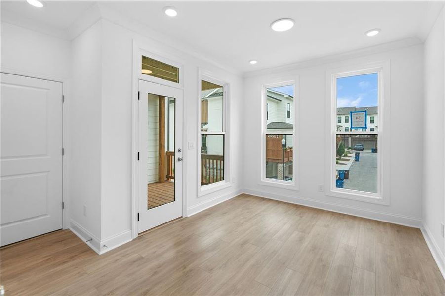 Spacious, unfurnished interior of a new home in Ecco Park, Alpharetta (Image 28). Spacious, unfurnished interior of a new home in Ecco Park, Alpharetta (Image 28).