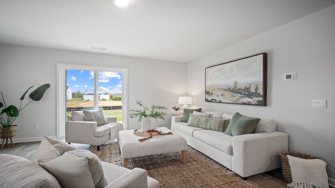 Furnished interior view inside a new home in Holly Oaks, Statesboro (Image 16).