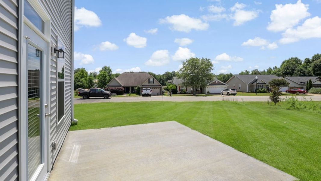Exterior details and patio area of a home in Palmetto Valley, Anderson (Image 3). Exterior details and patio area of a home in Palmetto Valley, Anderson (Image 3).