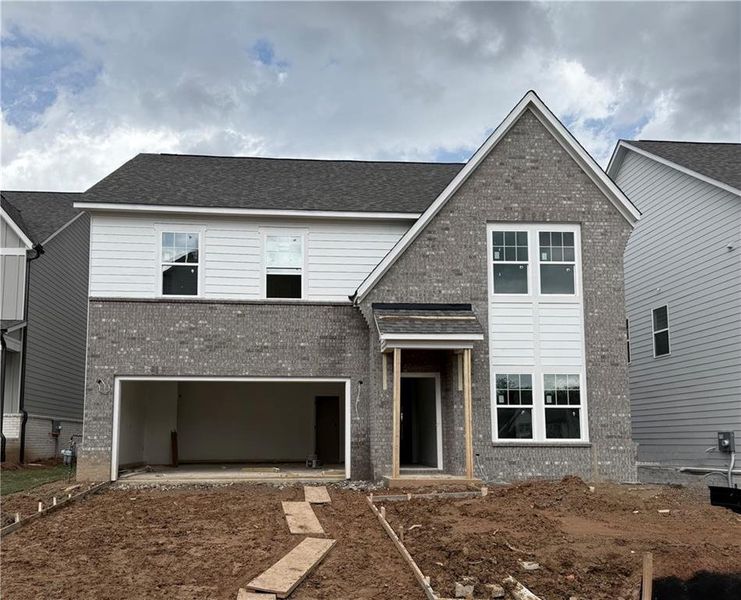 In-progress construction of a new home in Arbors at Richland Creek, Buford, GA (Image 16).