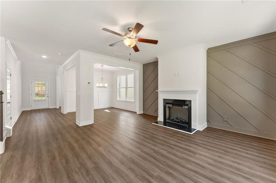 Spacious, unfurnished interior of a new home in Clark Farms, Flowery Branch (Image 19).