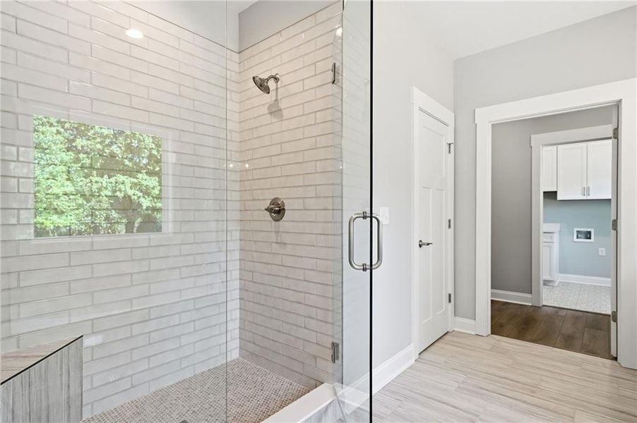Close-up of interior finishes inside a home in , Monroe (Image 15).