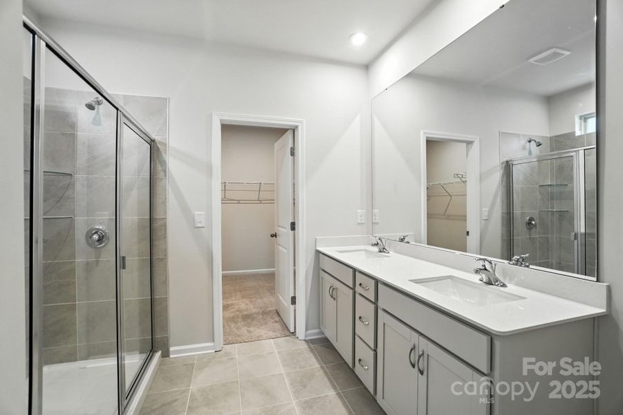 Furnished interior view inside a new home in Waxhaw Landing, Monroe (Image 4).