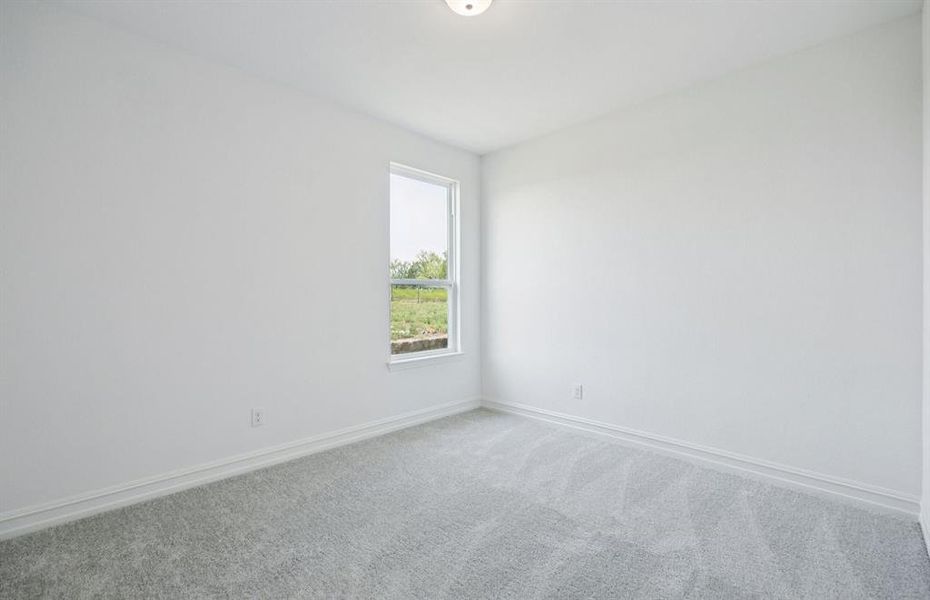 Secondary bedroom designed for comfort and convenience Secondary bedroom designed for comfort and convenience