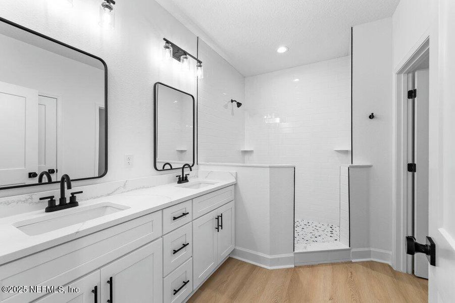 Furnished interior view inside a new home in , Glen St. Mary (Image 3).