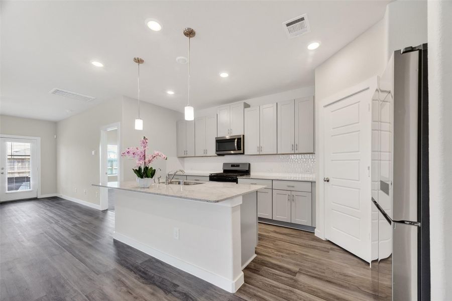 Furnished interior view inside a new home in Heights of Barbers Hill, Baytown (Image 9).
