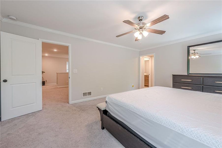 Furnished interior view inside a new home in , Atlanta (Image 35).