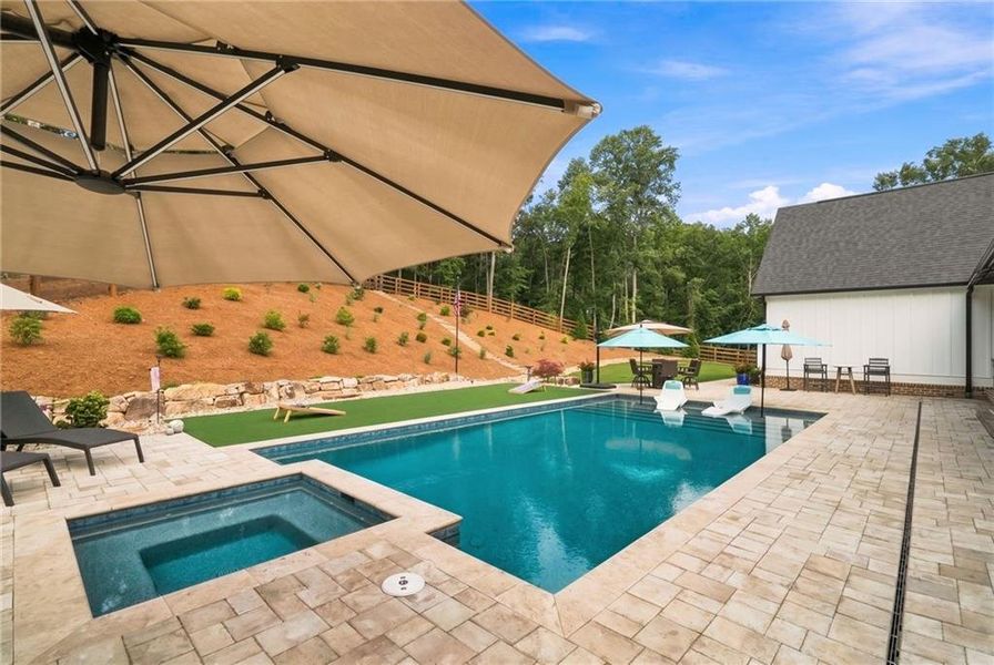 Exterior details and patio area of a home in , Ball Ground (Image 29). Exterior details and patio area of a home in , Ball Ground (Image 29).