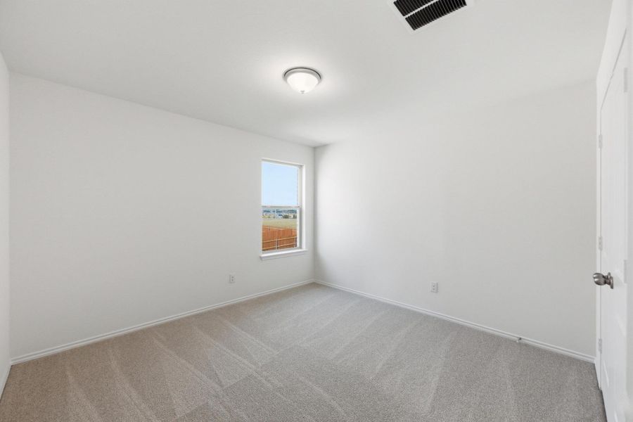 Spacious, unfurnished interior of a new home in Salerno - Heritage Collection, Round Rock (Image 24). Spacious, unfurnished interior of a new home in Salerno - Heritage Collection, Round Rock (Image 24).