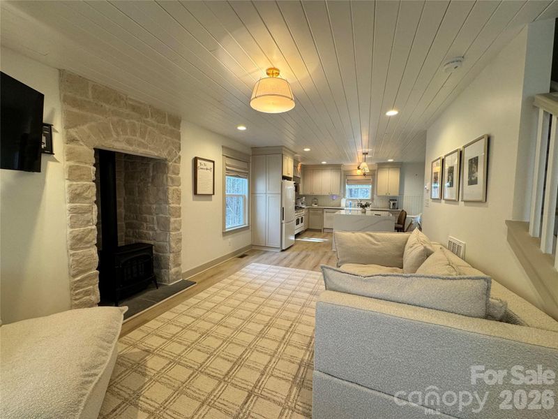 Furnished interior view inside a new home in , York (Image 6). Furnished interior view inside a new home in , York (Image 6).