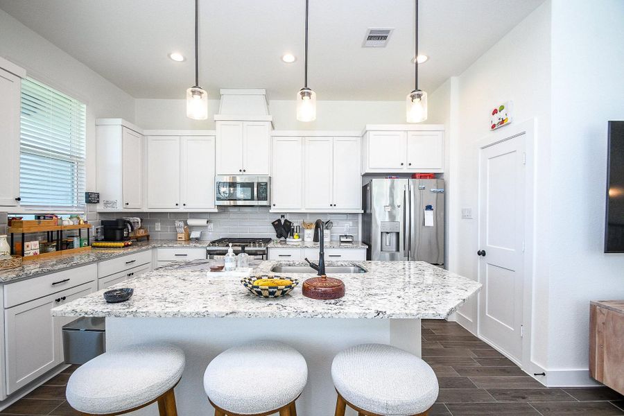 Furnished interior view inside a new home in Bridgeland 45's, Cypress (Image 18). Furnished interior view inside a new home in Bridgeland 45's, Cypress (Image 18).