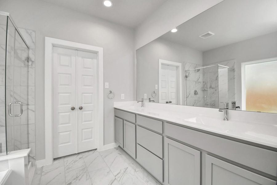 Furnished interior view inside a new home in Sheldon Ridge, Houston (Image 12).