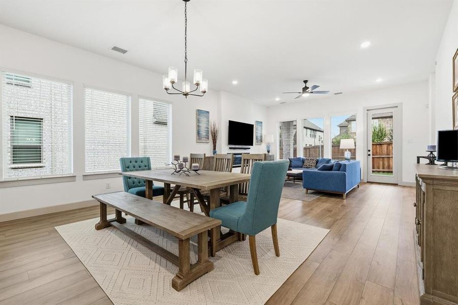 Furnished interior view inside a new home in Estates at Stacy Crossing, McKinney (Image 16).