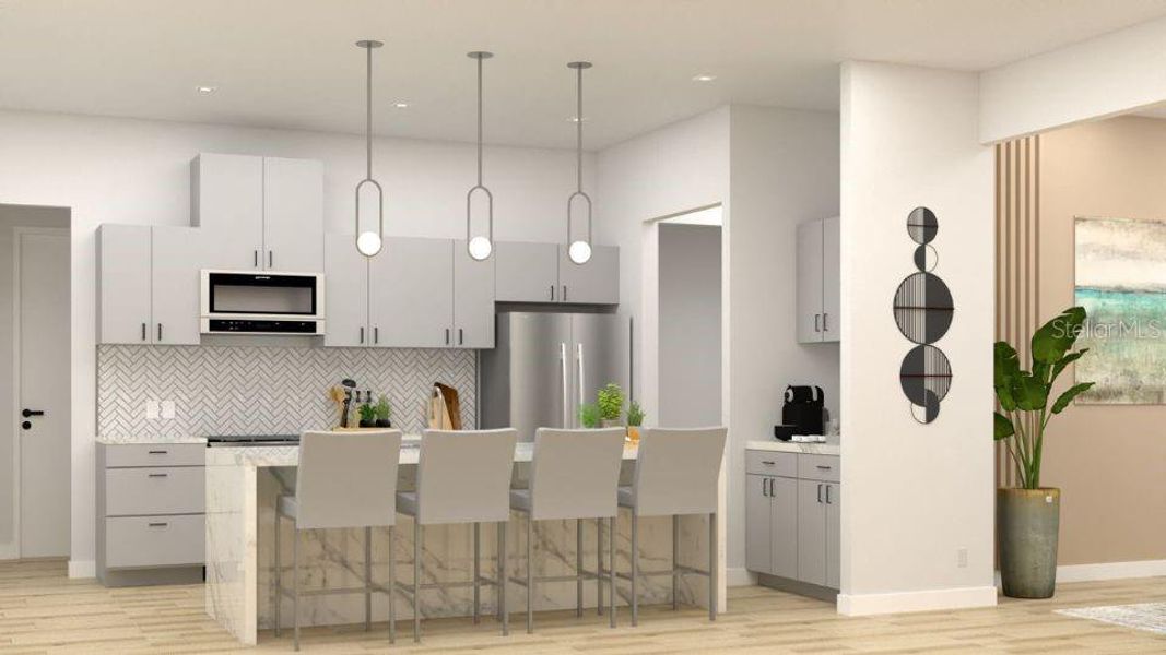 Furnished interior view inside a new home in , North Port (Image 16). Furnished interior view inside a new home in , North Port (Image 16).