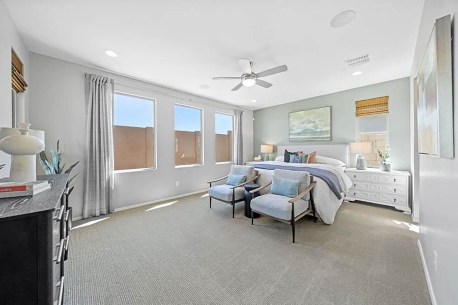 Representative furnished interior of a home built from the Powell by Taylor Morrison in Ovation at Meridian 55+, Queen Creek (Image 15). Representative furnished interior of a home built from the Powell by Taylor Morrison in Ovation at Meridian 55+, Queen Creek (Image 15).