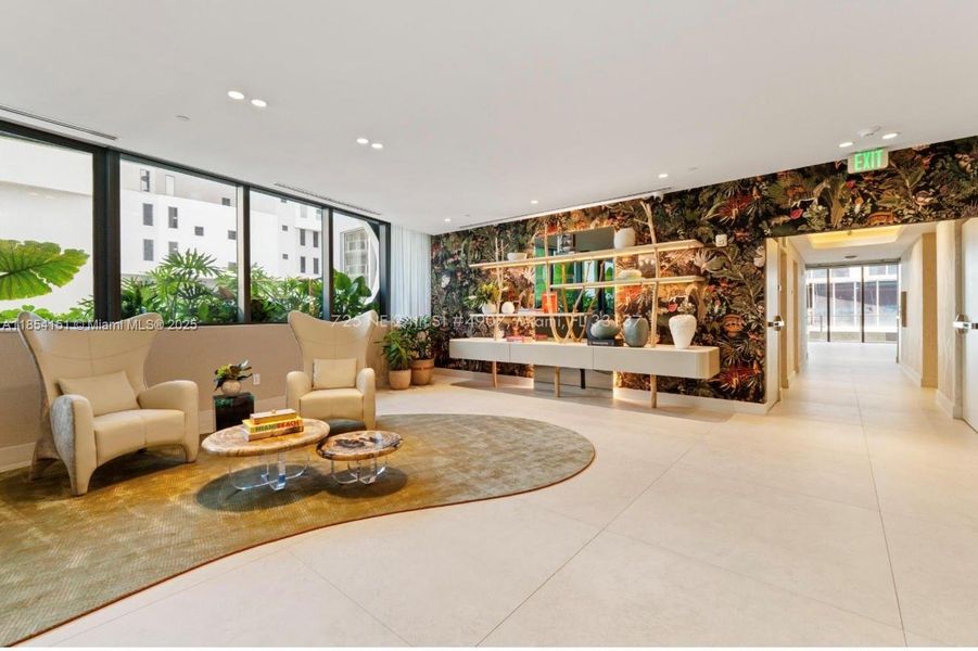 Furnished interior view inside a new home in , Miami (Image 9).