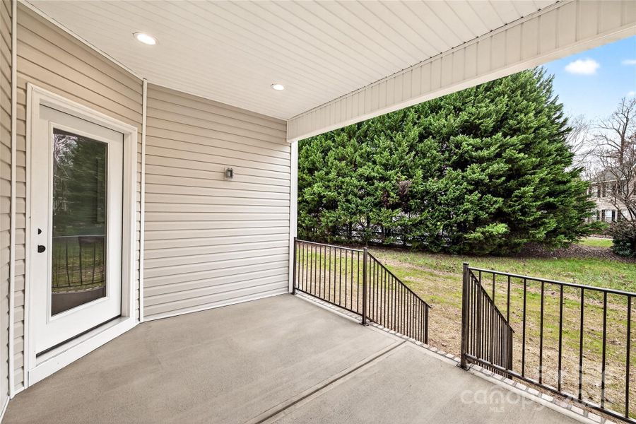 Exterior details and patio area of a home in , Mooresville (Image 3).