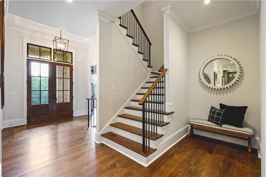 Furnished interior view inside a new home in The Reserve At Governors Towne Club, Acworth (Image 28).