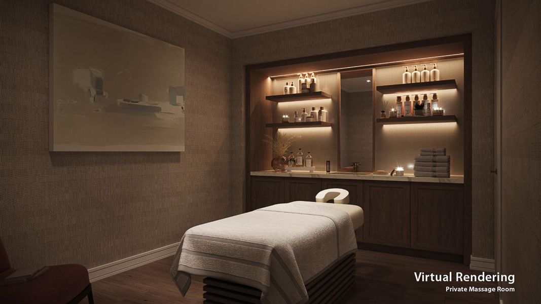 Caretta Private Massage Room Rendering