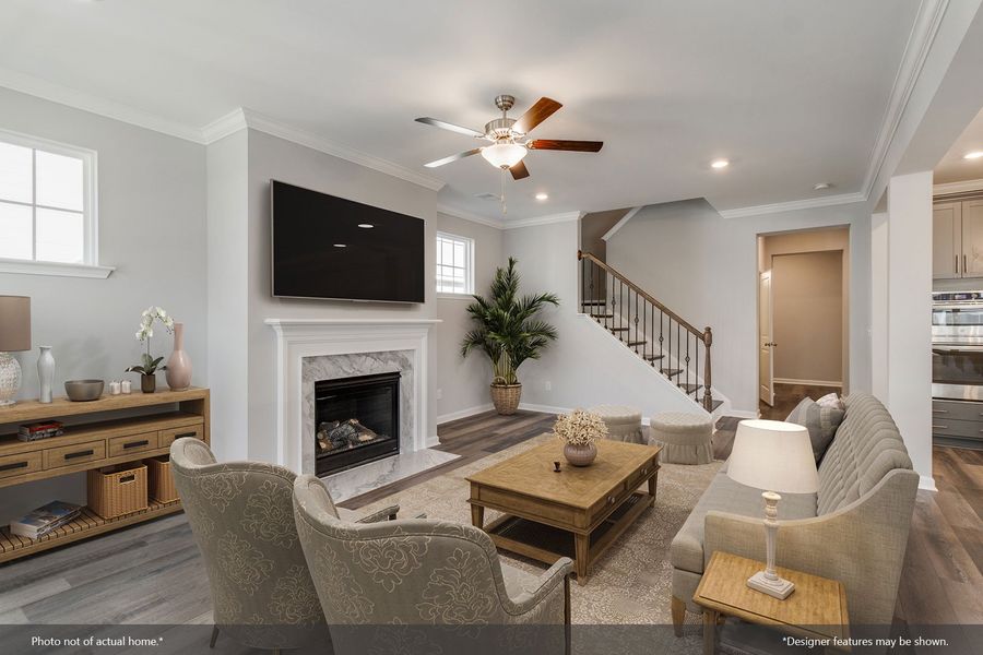 Furnished interior view inside a new home in Six Oaks, Summerville (Image 6).
