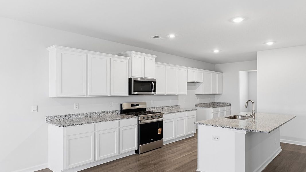 Furnished interior view inside a new home in Southwind Village, Evans (Image 5).