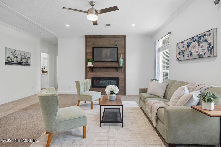Furnished interior view inside a new home in , Macclenny (Image 13).