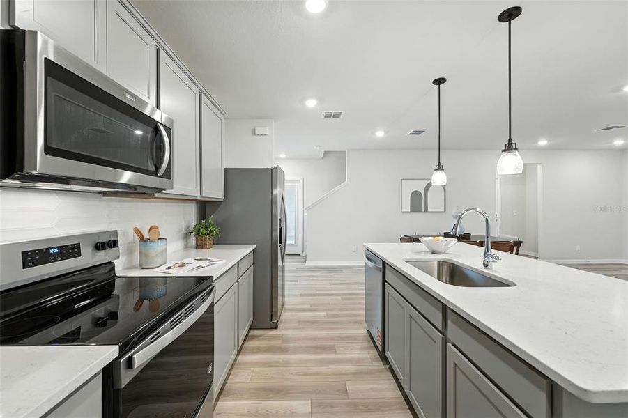 Furnished interior view inside a new home in Amelia Groves, St. Cloud (Image 6).