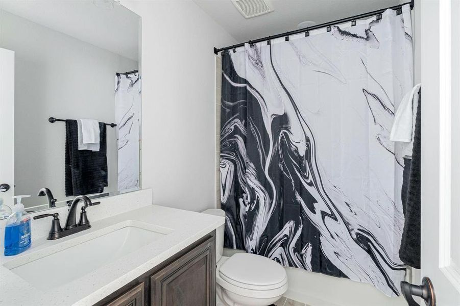 Furnished interior view inside a new home in West Crossing, Anna (Image 28). Furnished interior view inside a new home in West Crossing, Anna (Image 28).