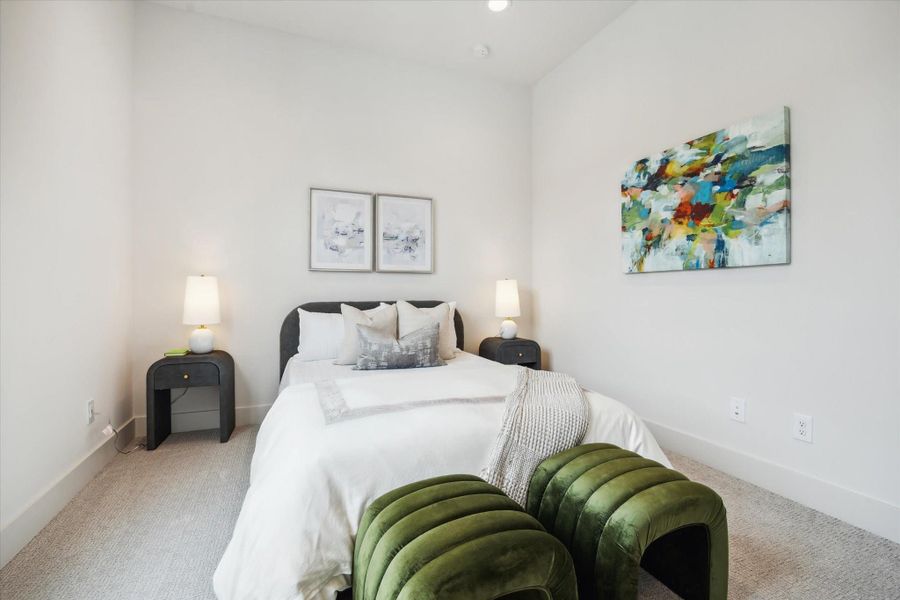 Furnished interior view inside a new home in Point East, Houston (Image 39).