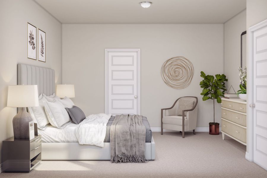 Representative furnished interior of a home built from the McKinney by Tri Pointe Homes in Mason Woods, Cypress (Image 14).