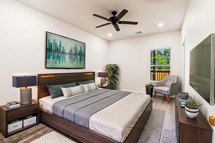 Furnished interior view inside a new home in , Livingston (Image 5). Furnished interior view inside a new home in , Livingston (Image 5).